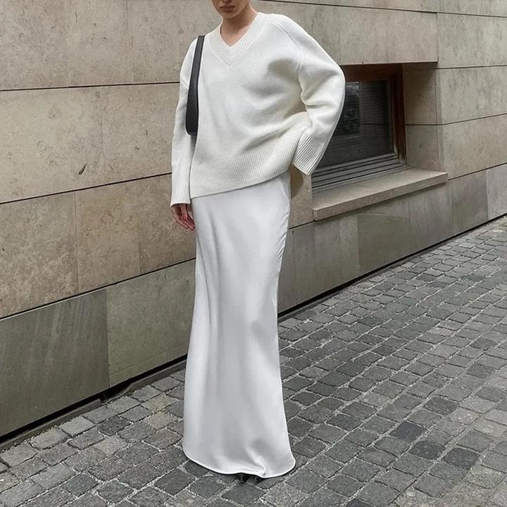 Атласная юбка