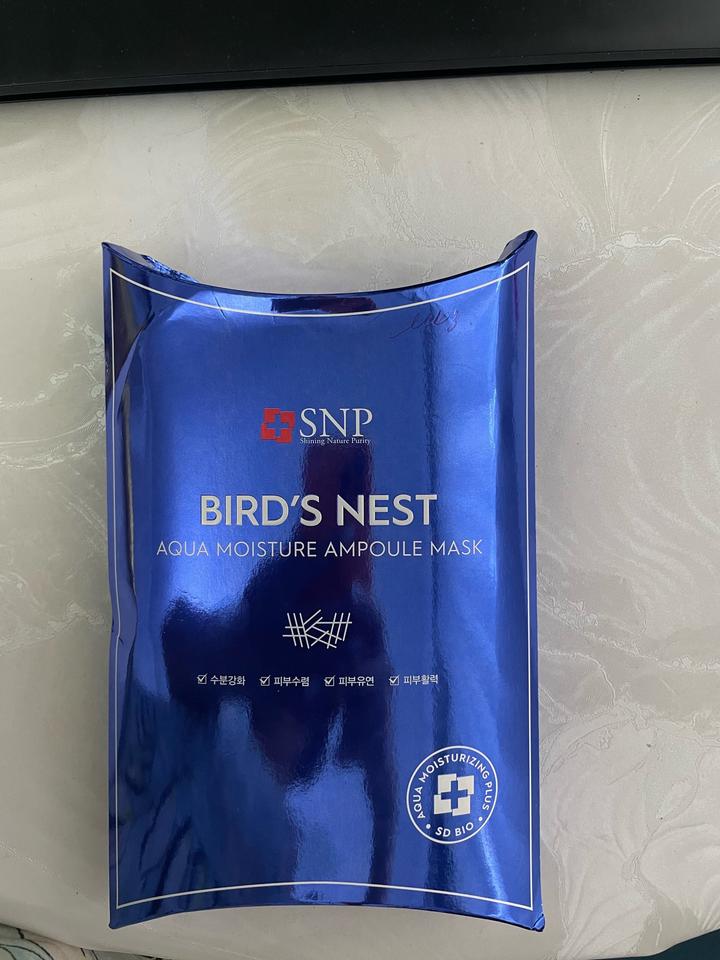 маска для лица SNP Bird's Nest Aqua Ampoule Mask