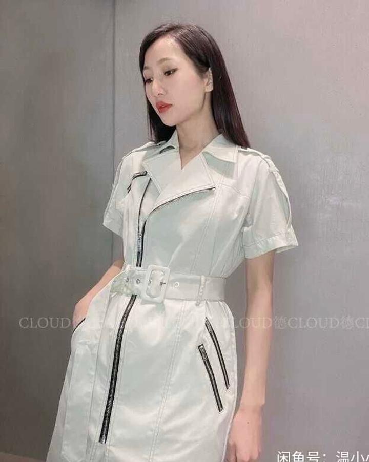 Новое платье с поясом р 44-46 мятное/фисташковое рубашка мини