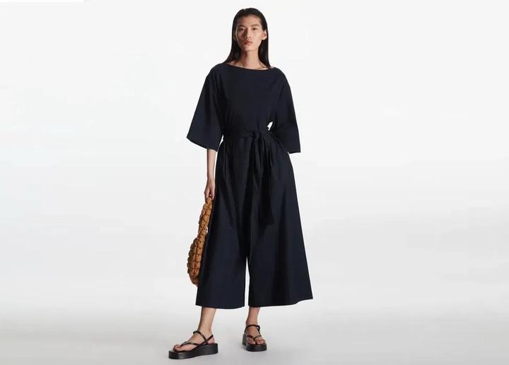 COS комбинезон Relaxed-Fit Pleated Jumpsuit