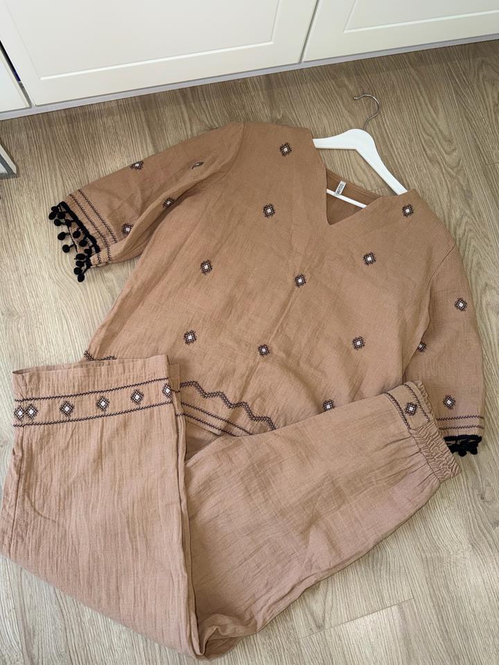 костюм двойка из льна