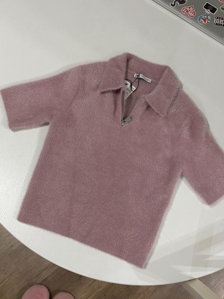 Футболка поло зипка бренд ZARA