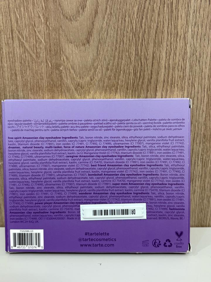 Палетка теней Tarte