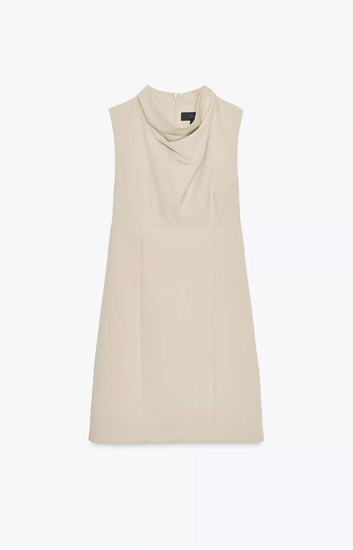 Бежевое платье Zara