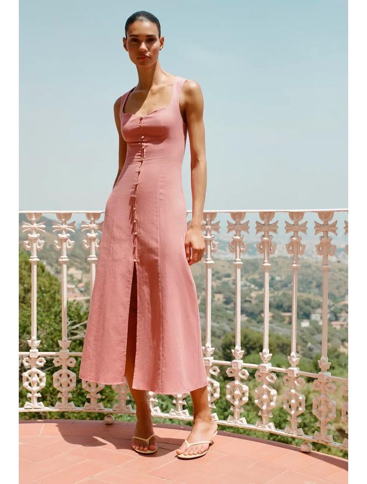 Платье Zara из льна с биркой