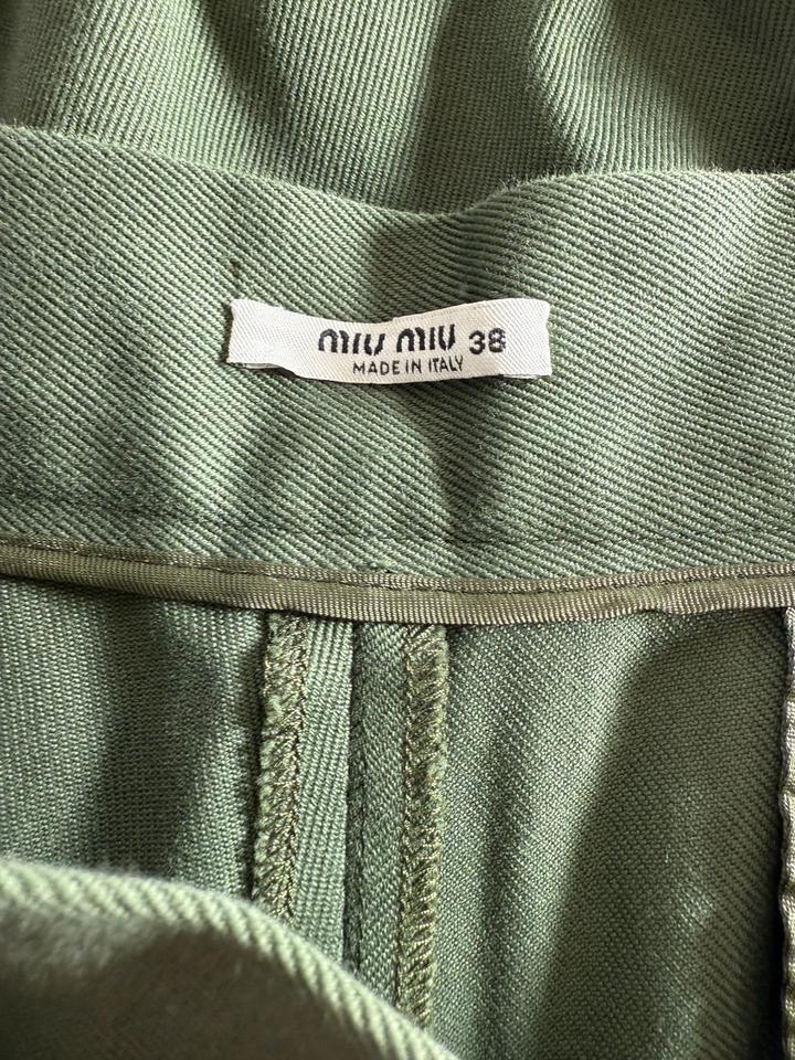 Брюки карго miu miu