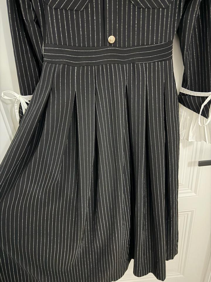 Черное нарядное длинное платье