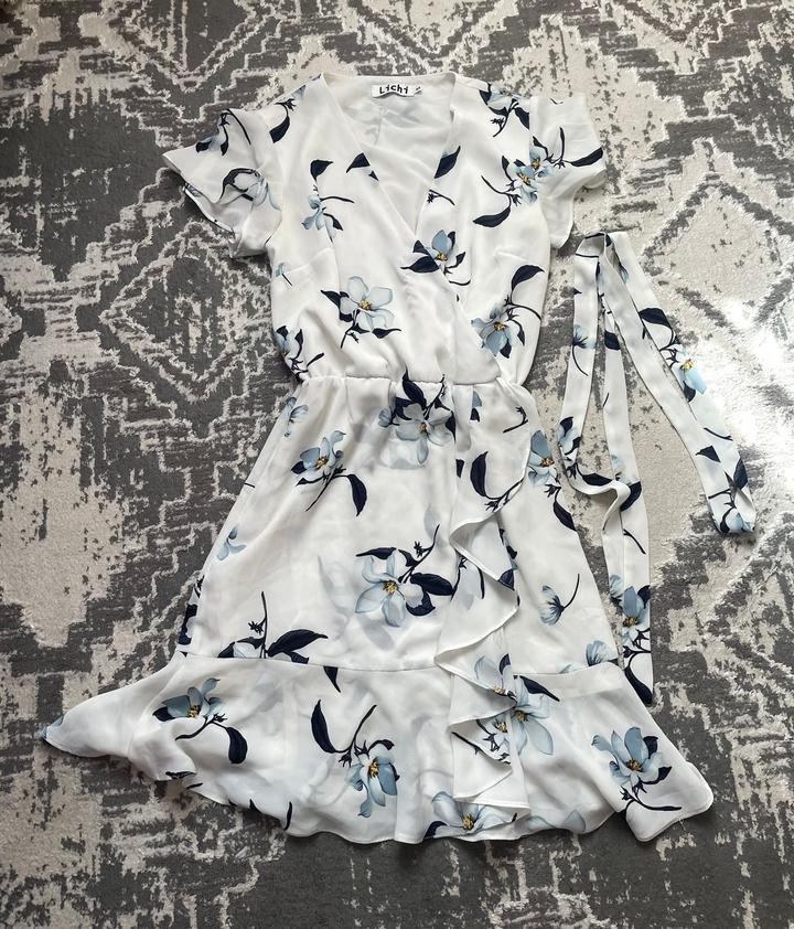 белое платье lichi