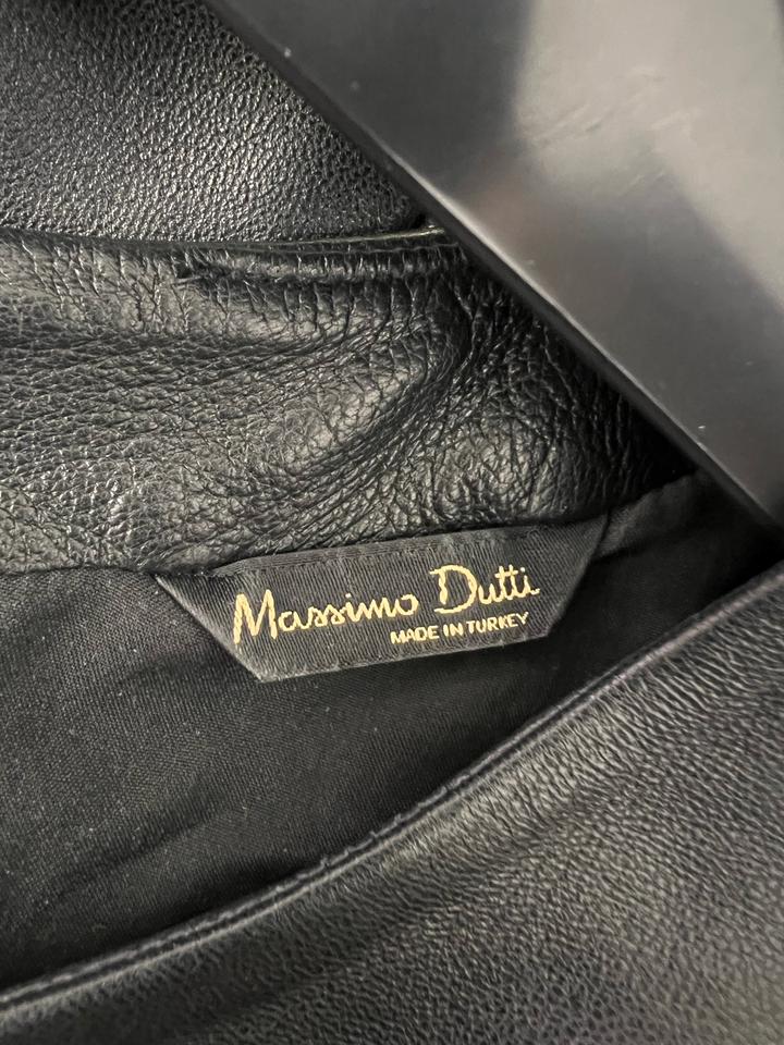 Кожаное платье Массимо Дутти