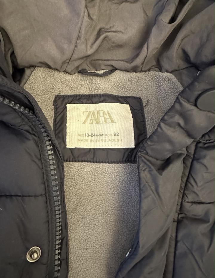Куртка зимняя Zara 92 cm 18-24 мес