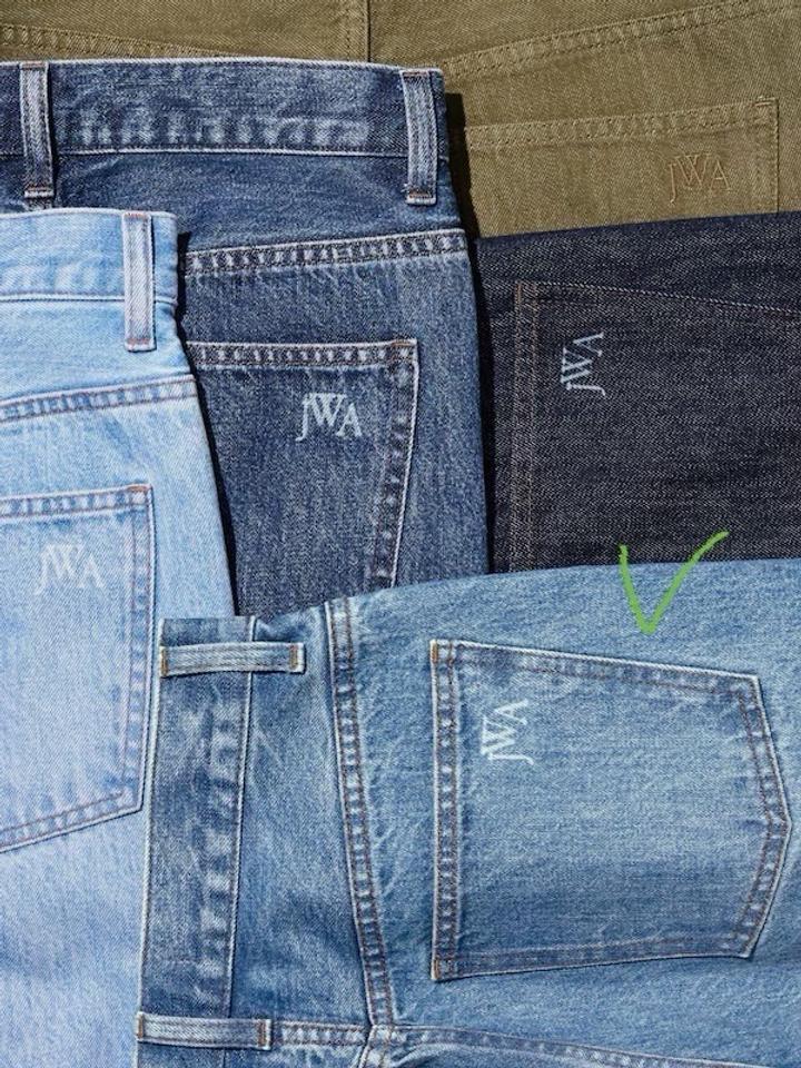 Джинсы Uniqlo x JWAnderson