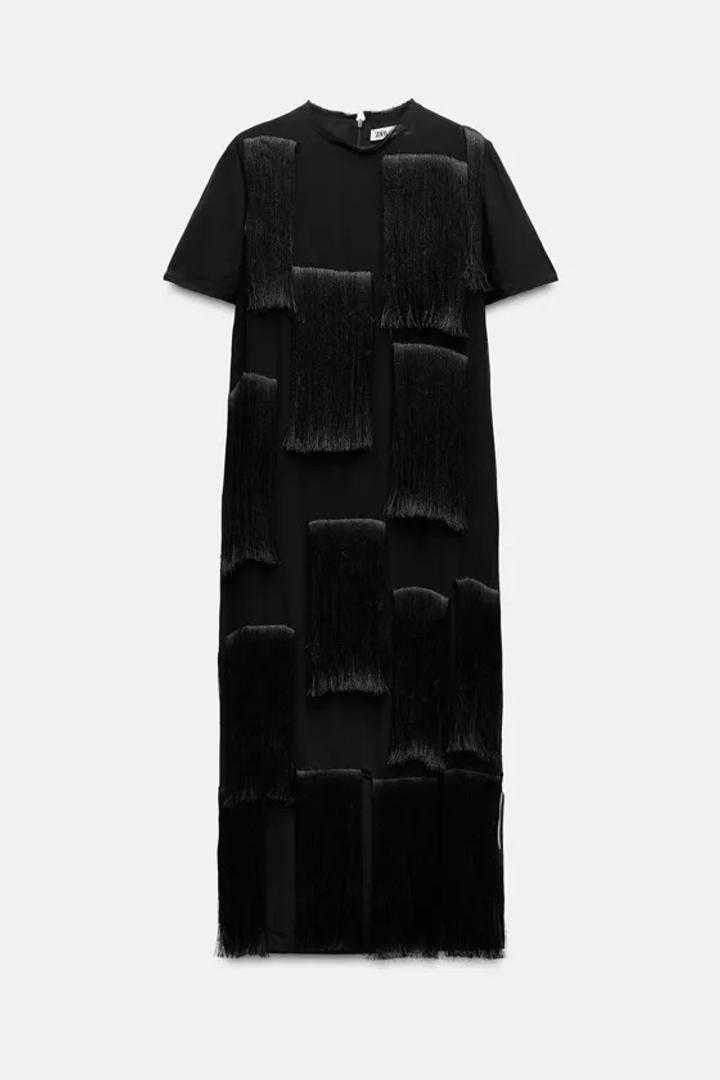 Платье с бахромой