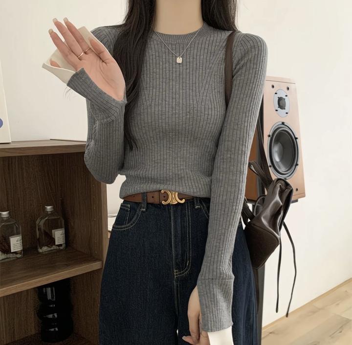 Приталенный лонгслив