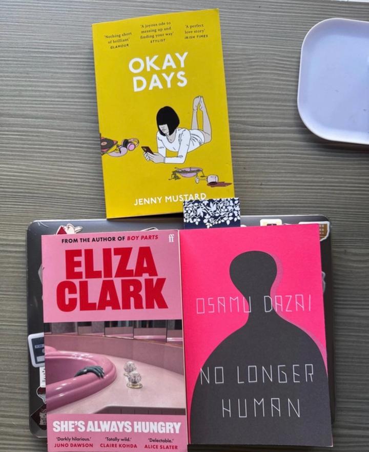 Три книги: Okay days, No longer human,She's always hungry