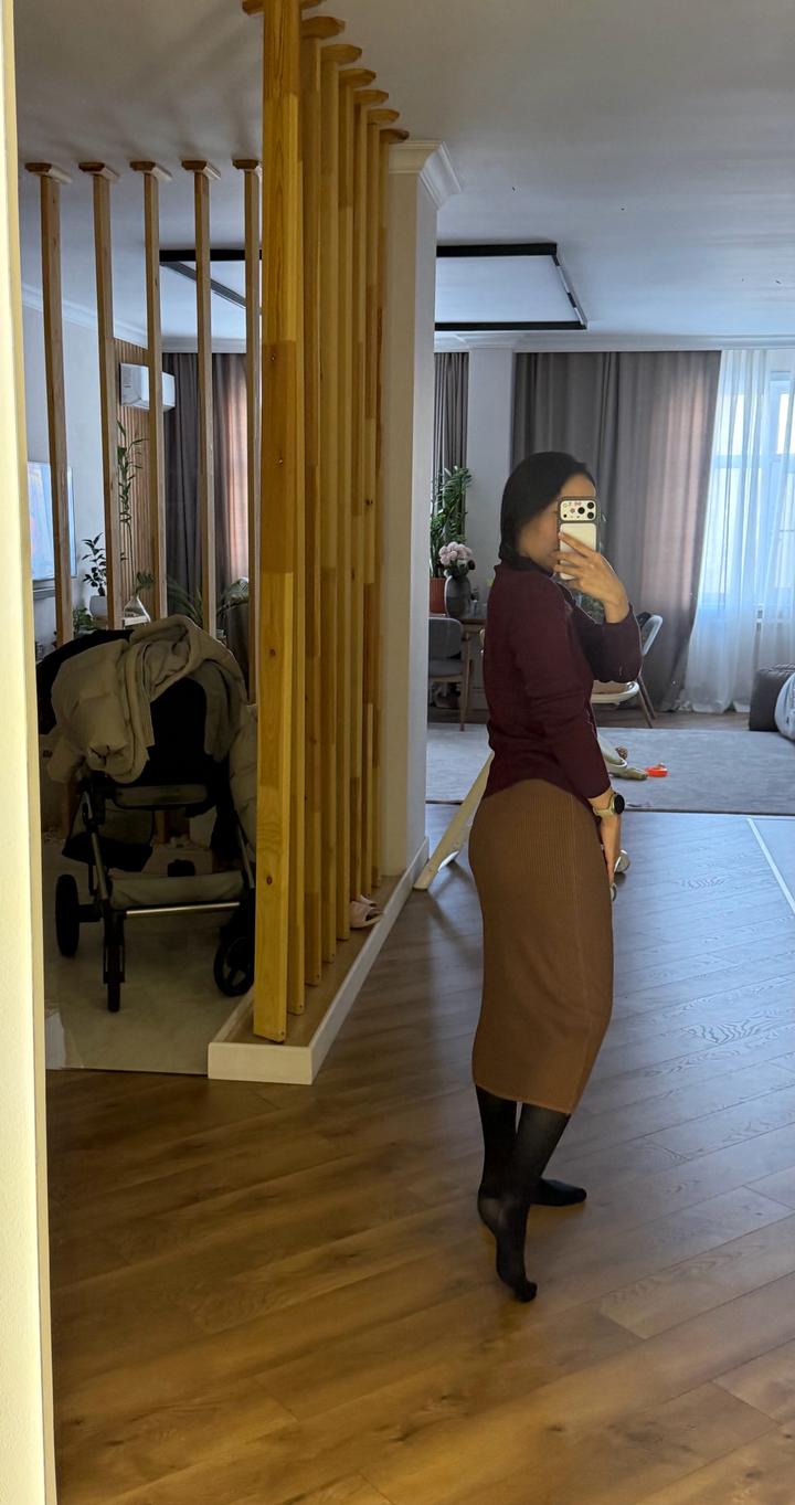 Трикотажная юбка