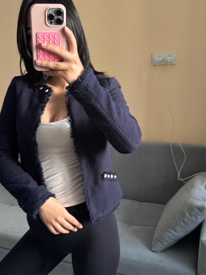 Твидовый пиджак Tom Tailor