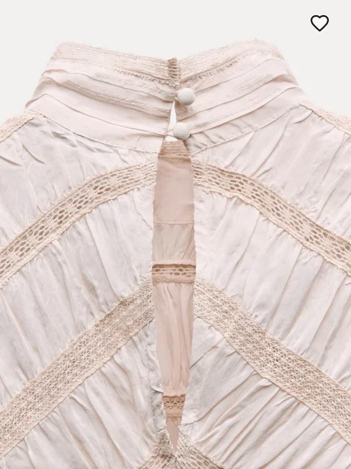 Платье Зара молочная