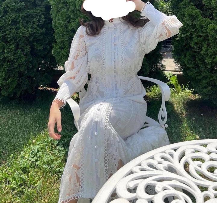 Белое платье Zimmermann