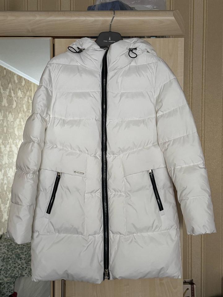 женская куртка пуховик зимняя белая