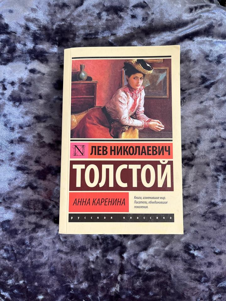 Книги Толстой «Анна Каренина» и Достоевский «Преступление и наказание»