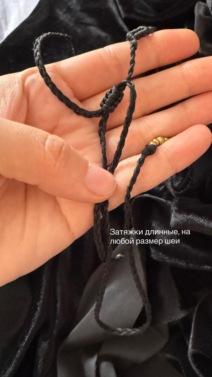 Чокер с натуральным лабрадором