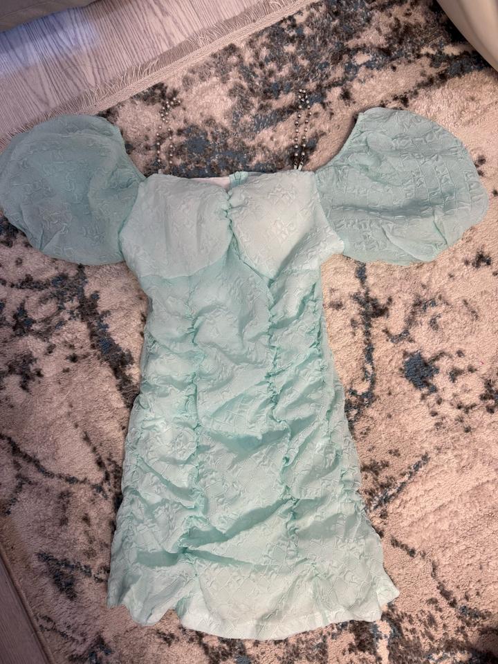 Платье бирюзовое