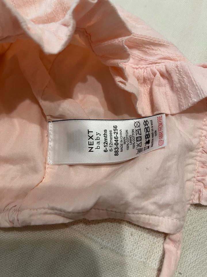 Песочники-платья next+летний чепчик