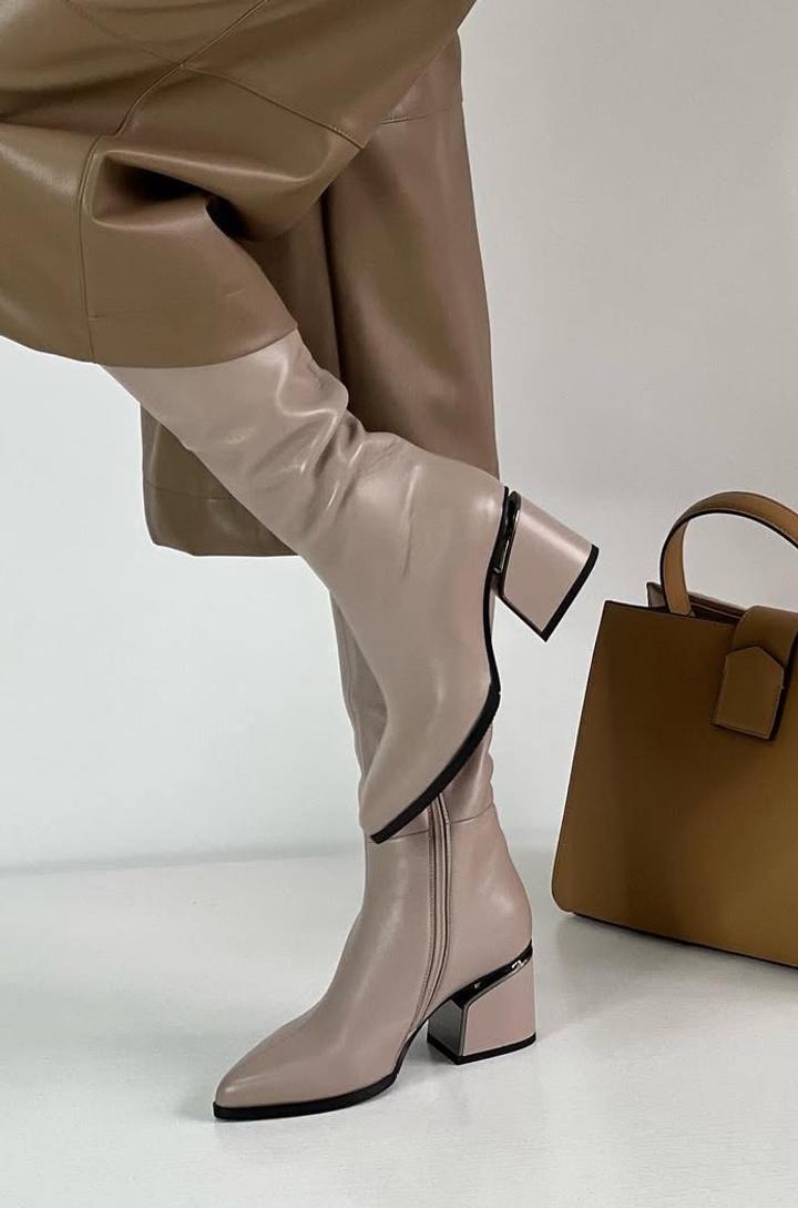 Сапоги натуральная кожа