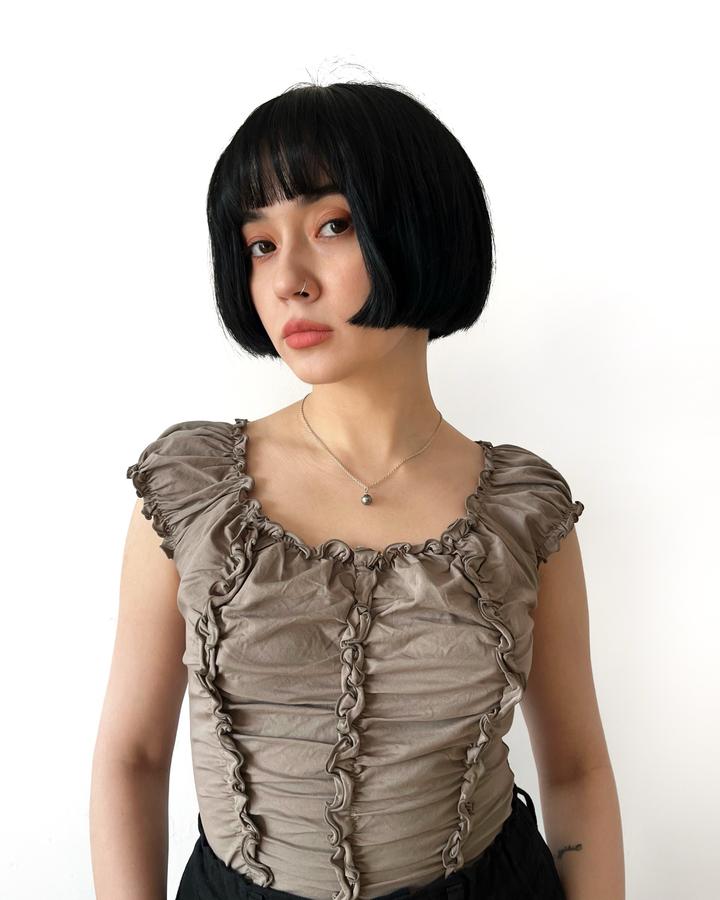 текстурная майка anna nicola