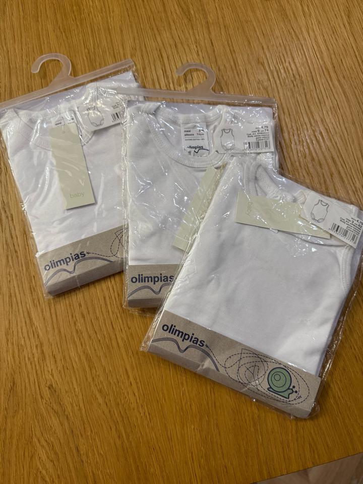 Белый Боди для малышей Olimpias