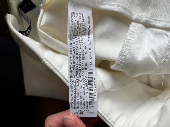 Белые брюки от Zara