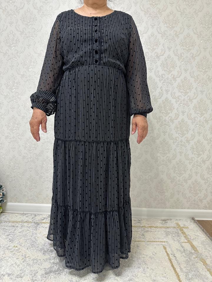 Вечернее чёрное платье