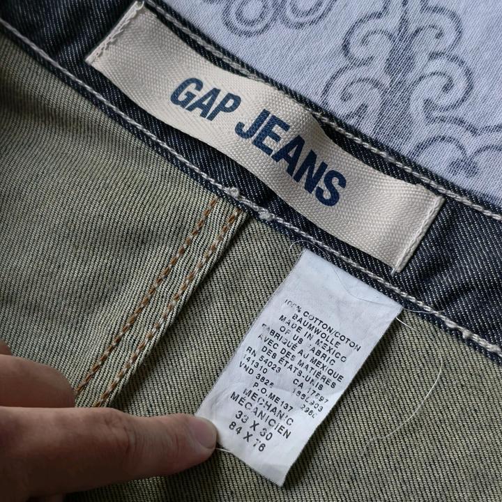 Винтажные широкие джинсы GAP Mechanic