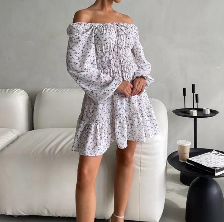 Белое летнее платье