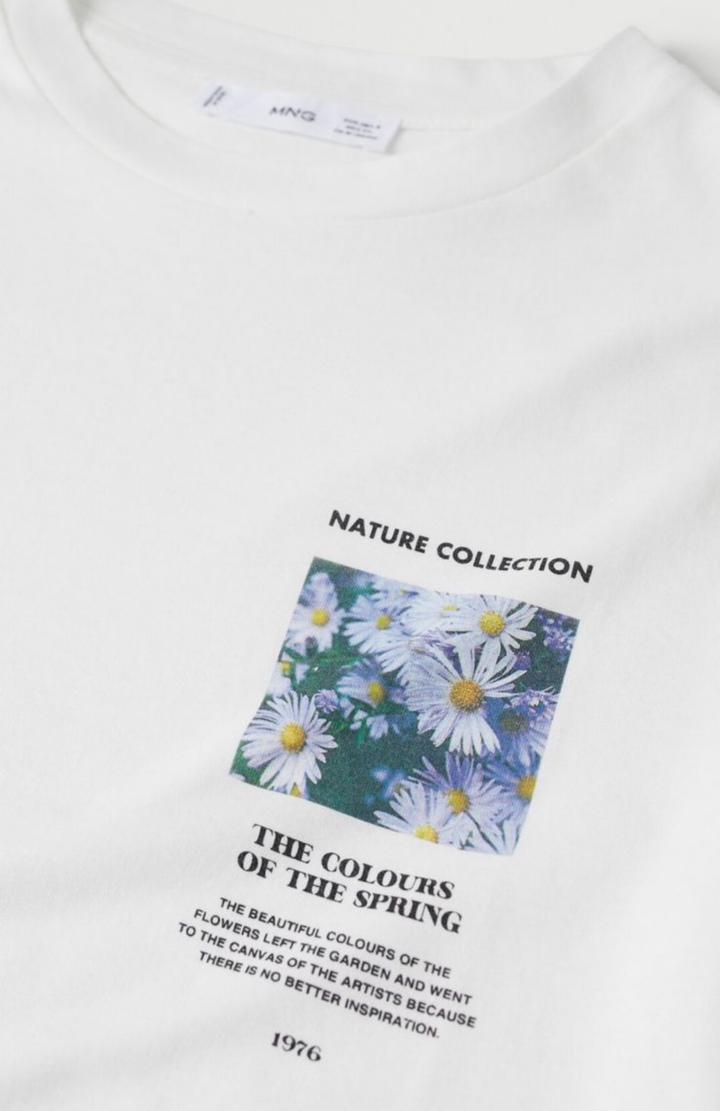 футболка с принтом