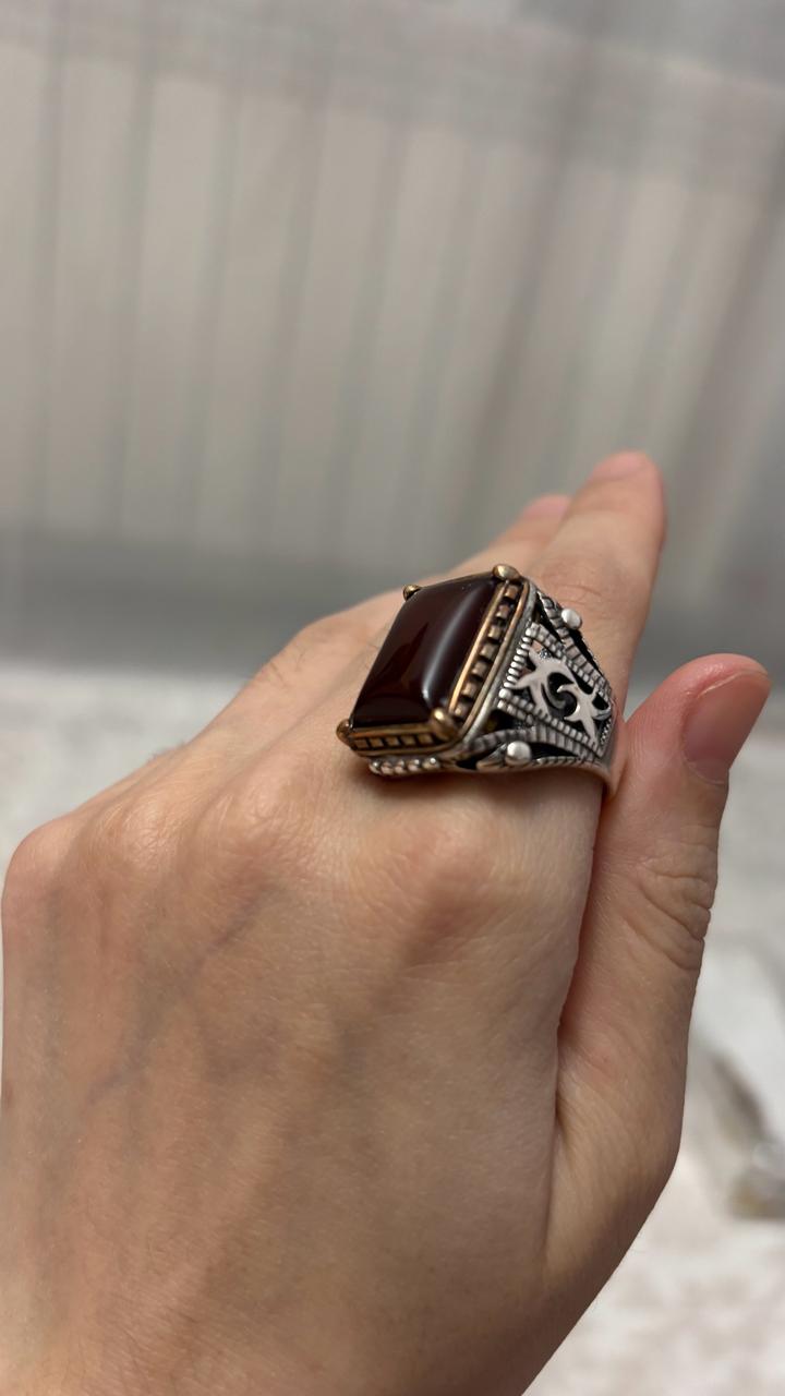 Мужской печатки из серебра 925 проба