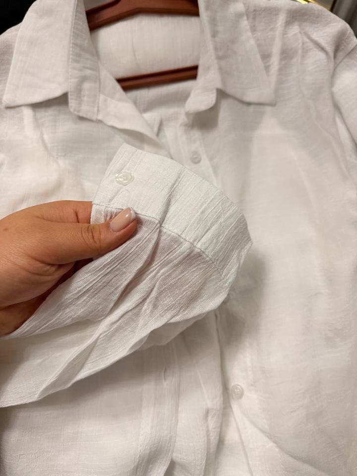 Белое платье на лямках с рубашкой от TGY’s Design