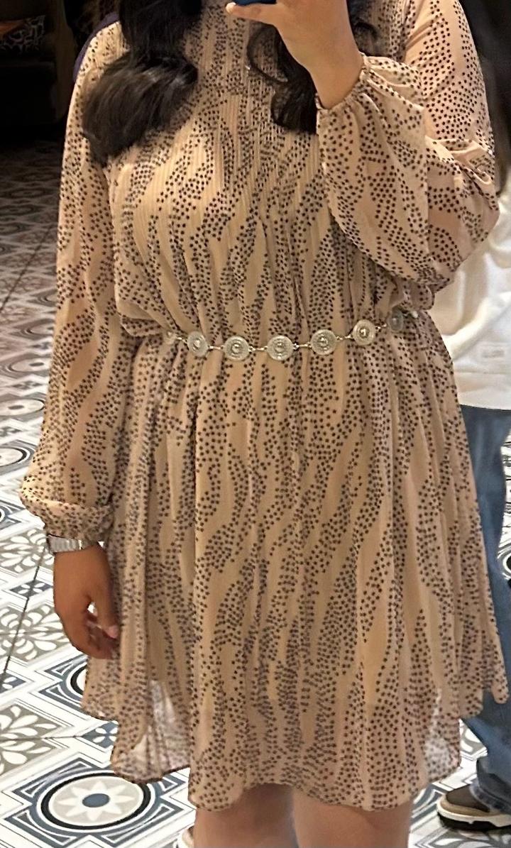 Шифоновое платье