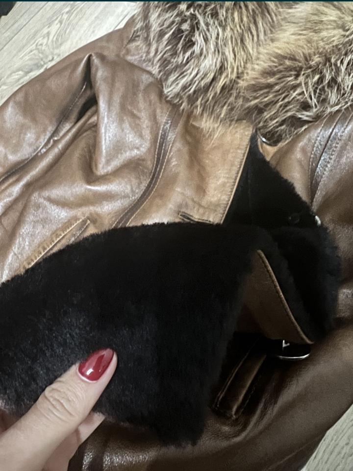 Дубленка из натуральной кожи и меха