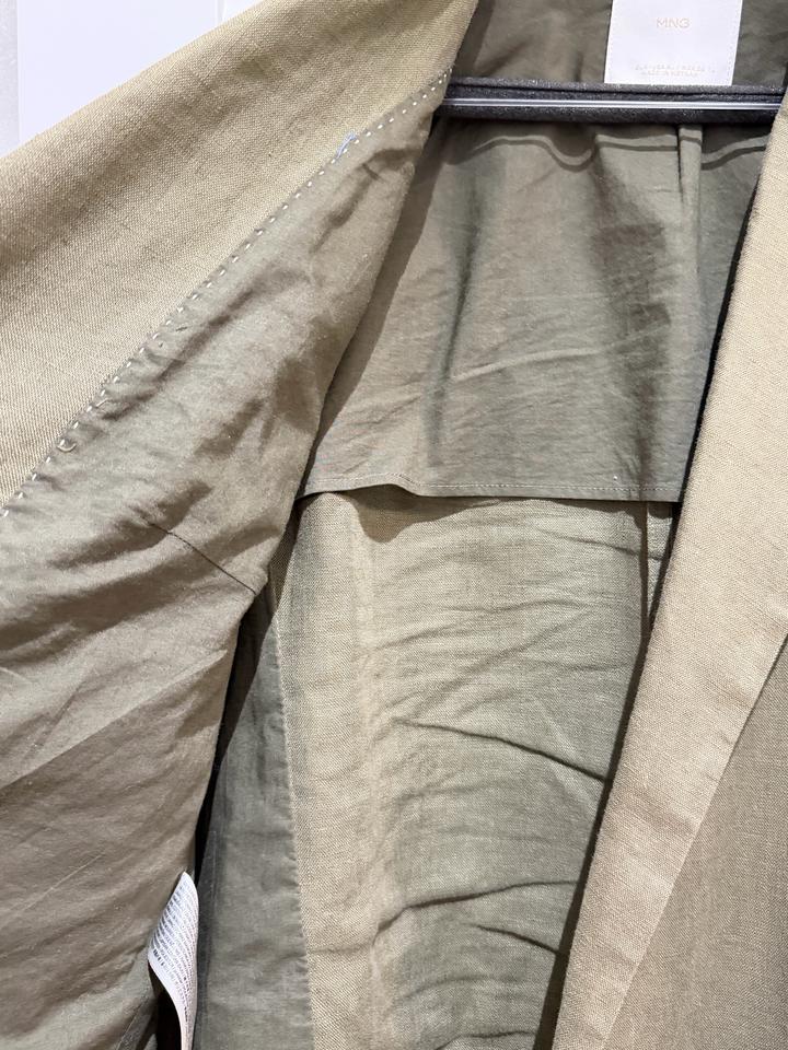 Льняной пиджак Mango