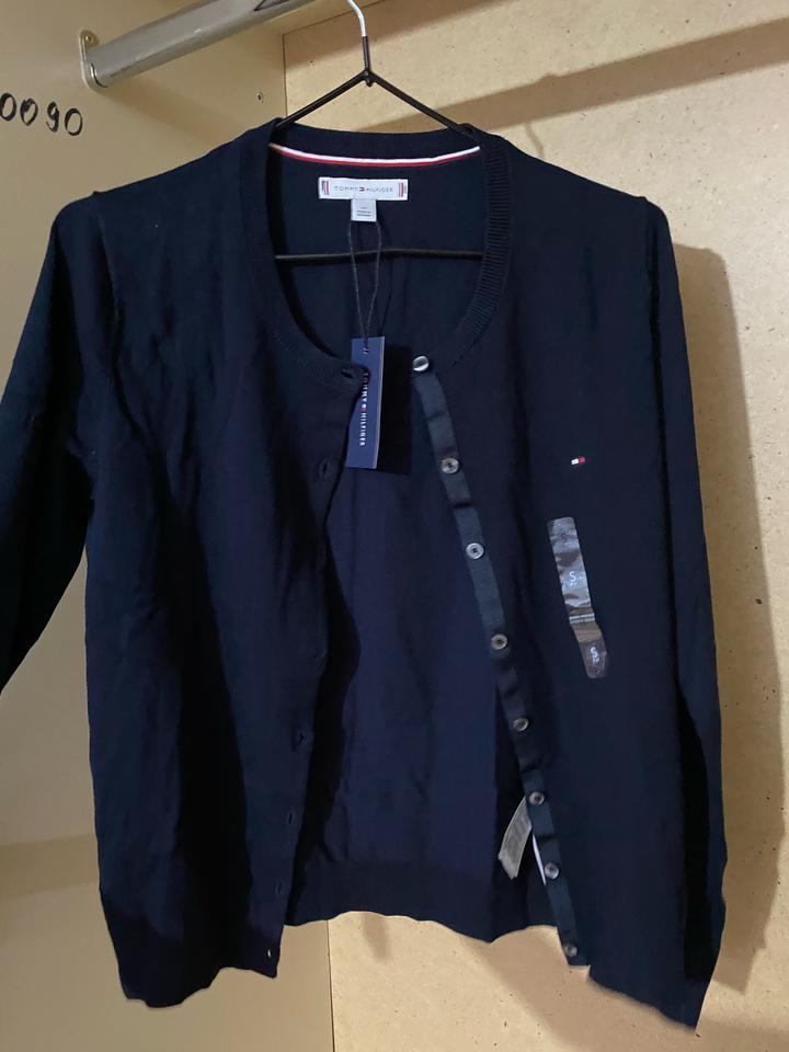 Темно-синий кардиган Tommy Hilfiger