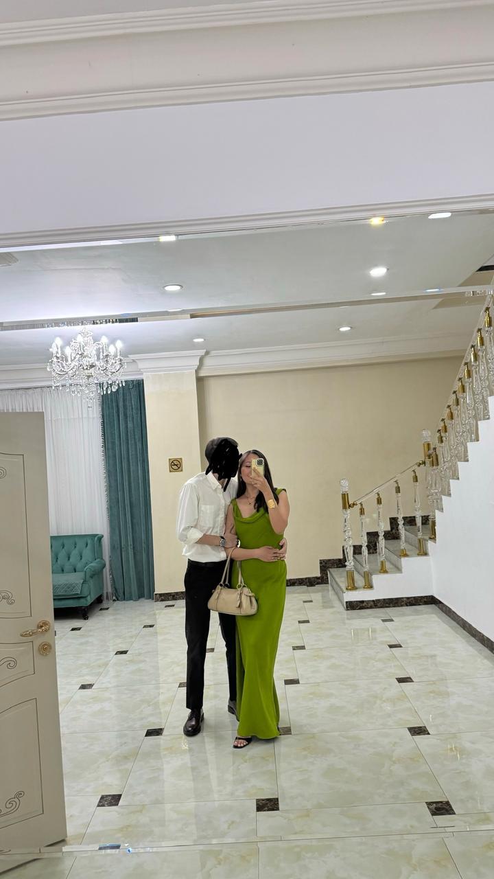 Зеленое платье Mango