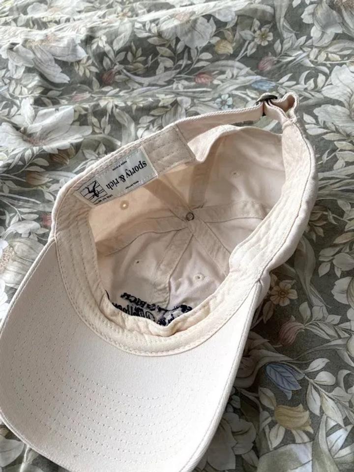 Sporty & Rich Кепка H&W Club Cream/Navy