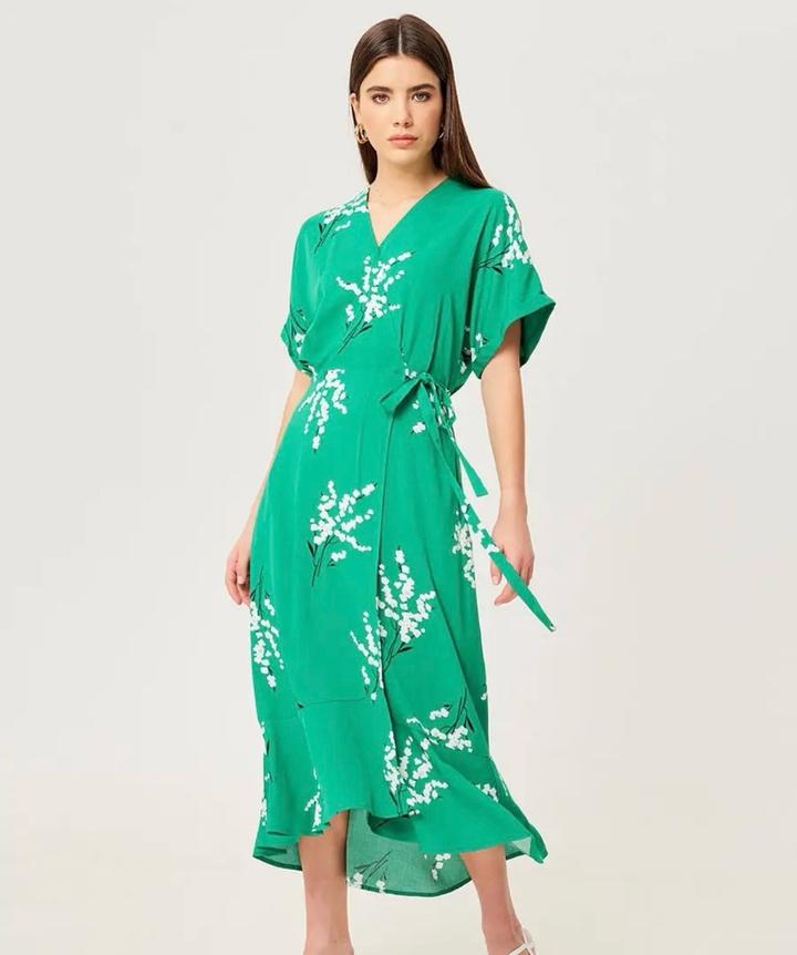 Зеленое платье Itara