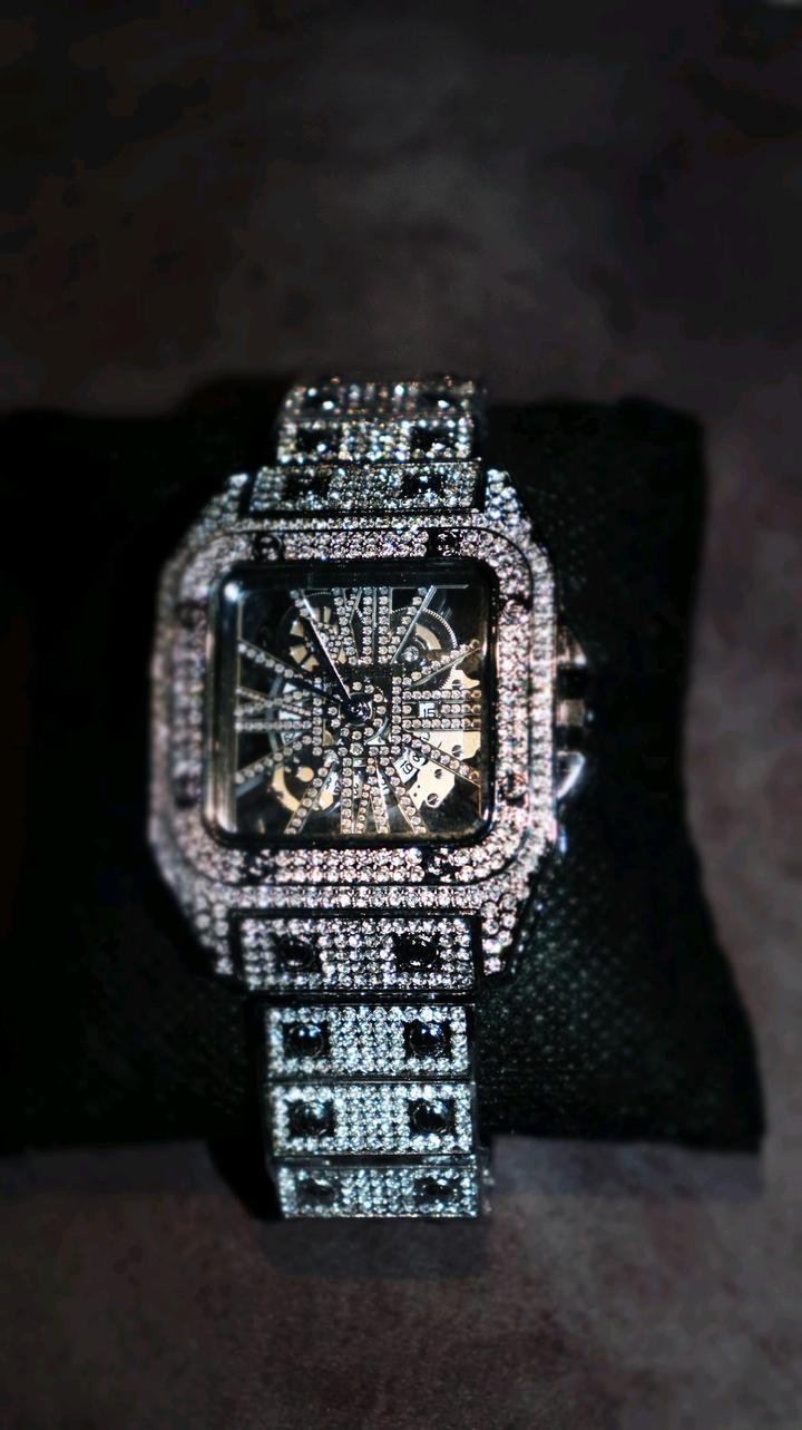 Cartier Santos Moissanitte Серебро 925