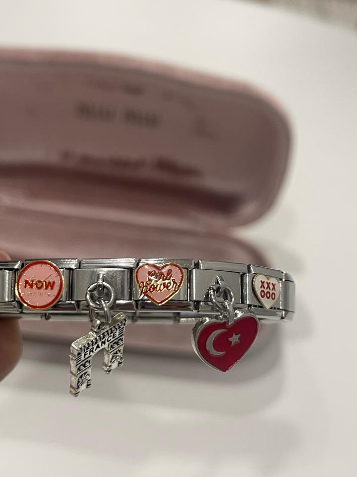Italian Charm Bracelet + 5 шармов в комплекте