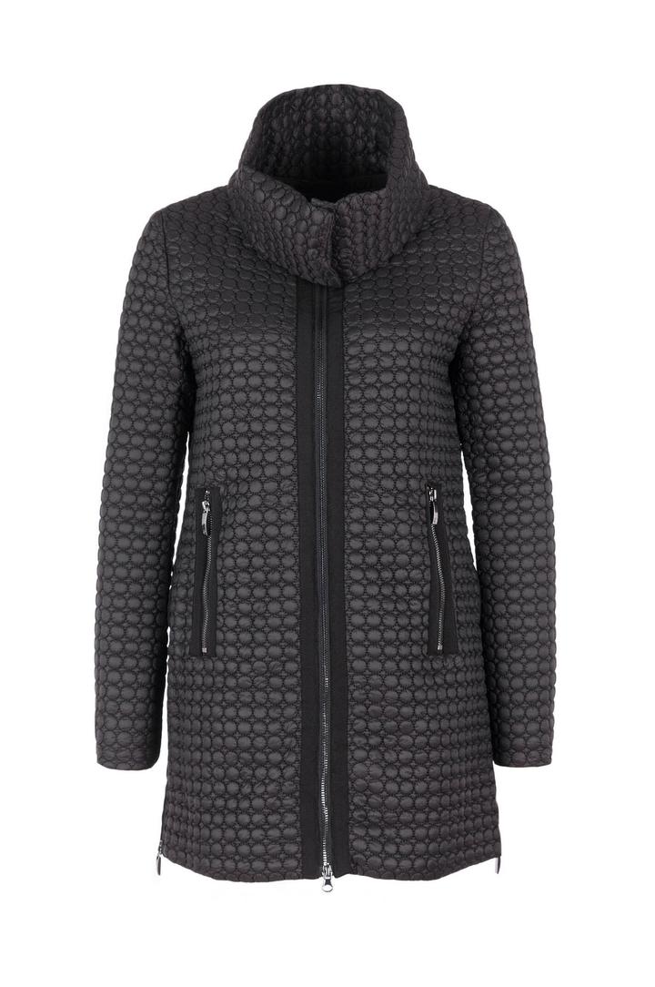 Armani jeans Черное полиамидовое пальто