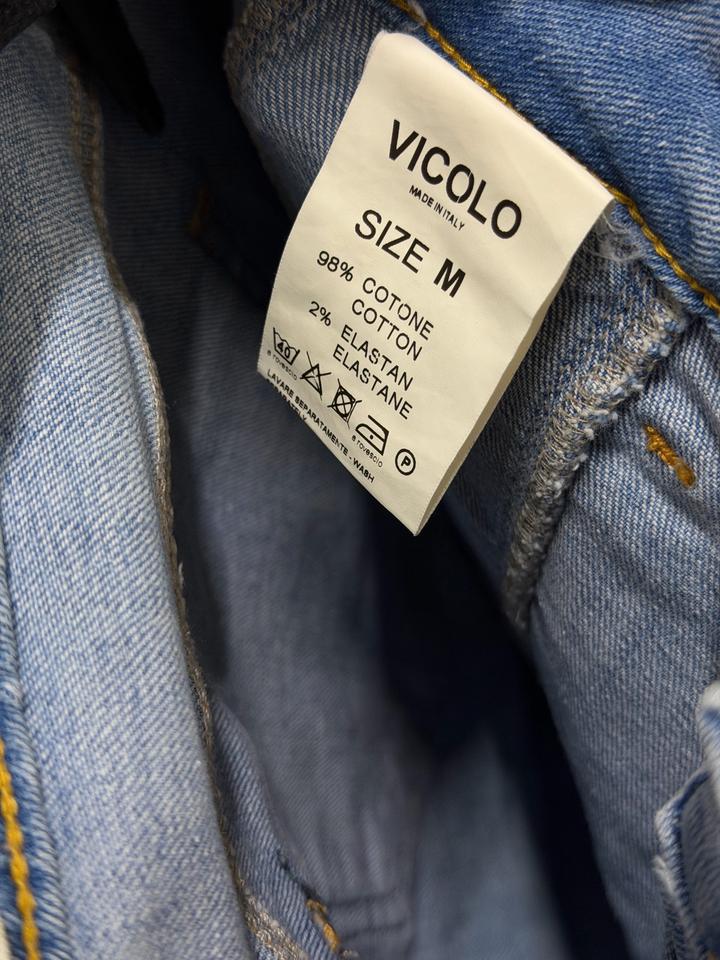 Джинсы-клеш Vicolo в морском стиле (Made in Italy)