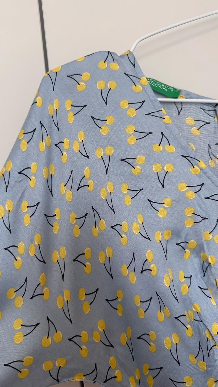 Голубое платье Benetton