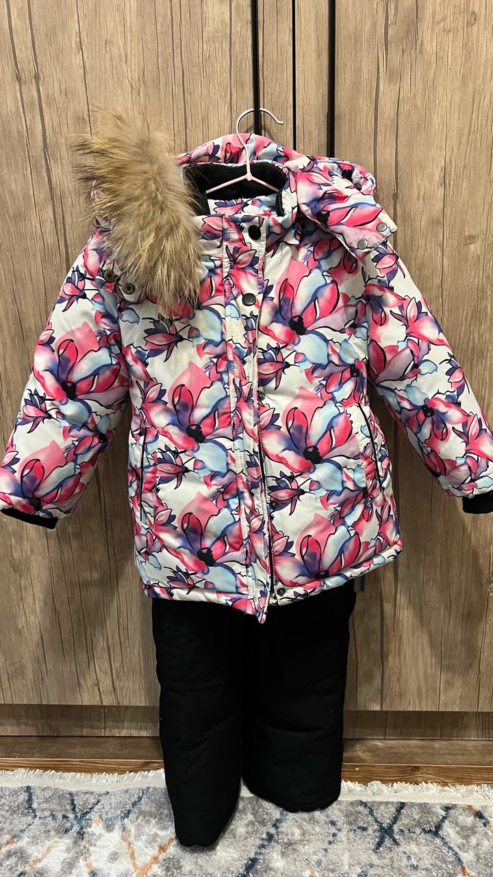 Зимний комбинезон с нат мехом